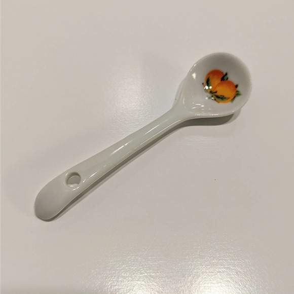 John Wagner and Sons Orange Marmalade Jelly Dessert Dish Set with Spoon Vintage - Picture 5 of 11